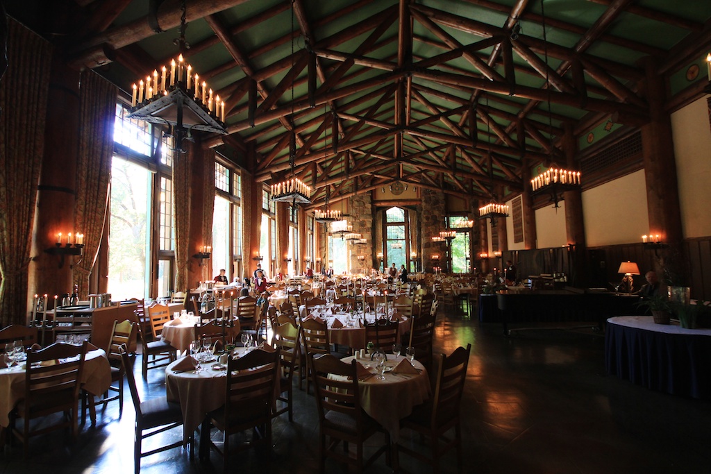 dining room at the ahwahnee