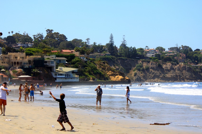 Beach at la jolla