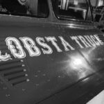 Lobsta truck black and white