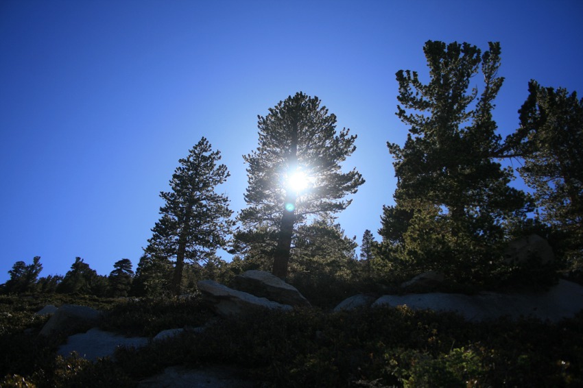 Sunset over san jacinto