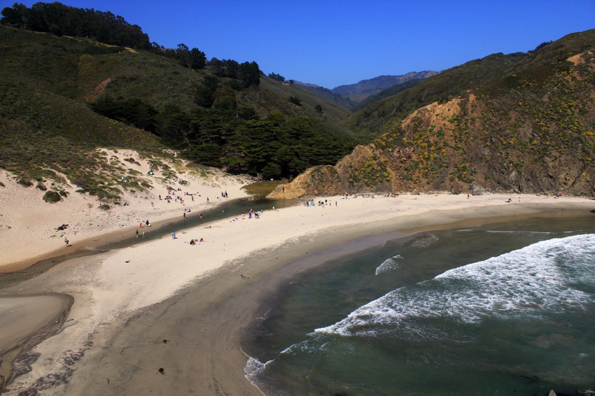 entrance to pfieffer state beach