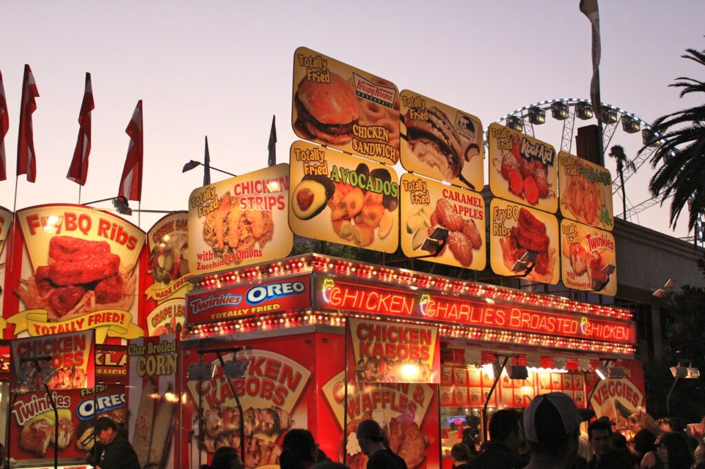 deep fried fair food