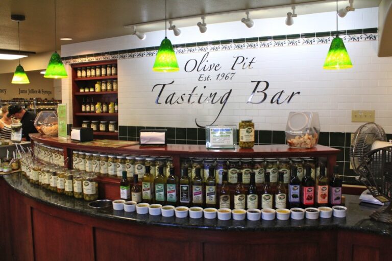 The Olive Pit in Corning (Green Olives, Nuts and Olive Oil)