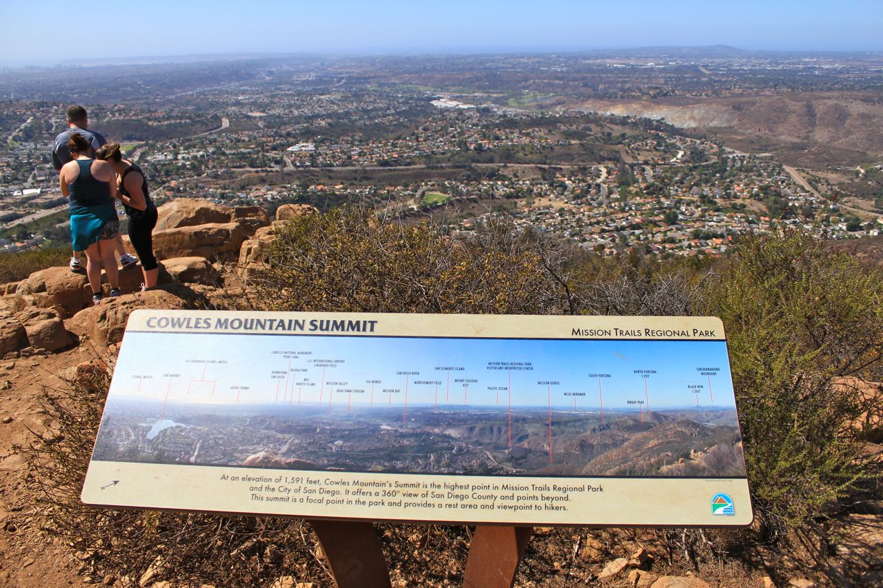 Hiking Cowles Mountain: Tallest Mountain in San Diego City | California ...