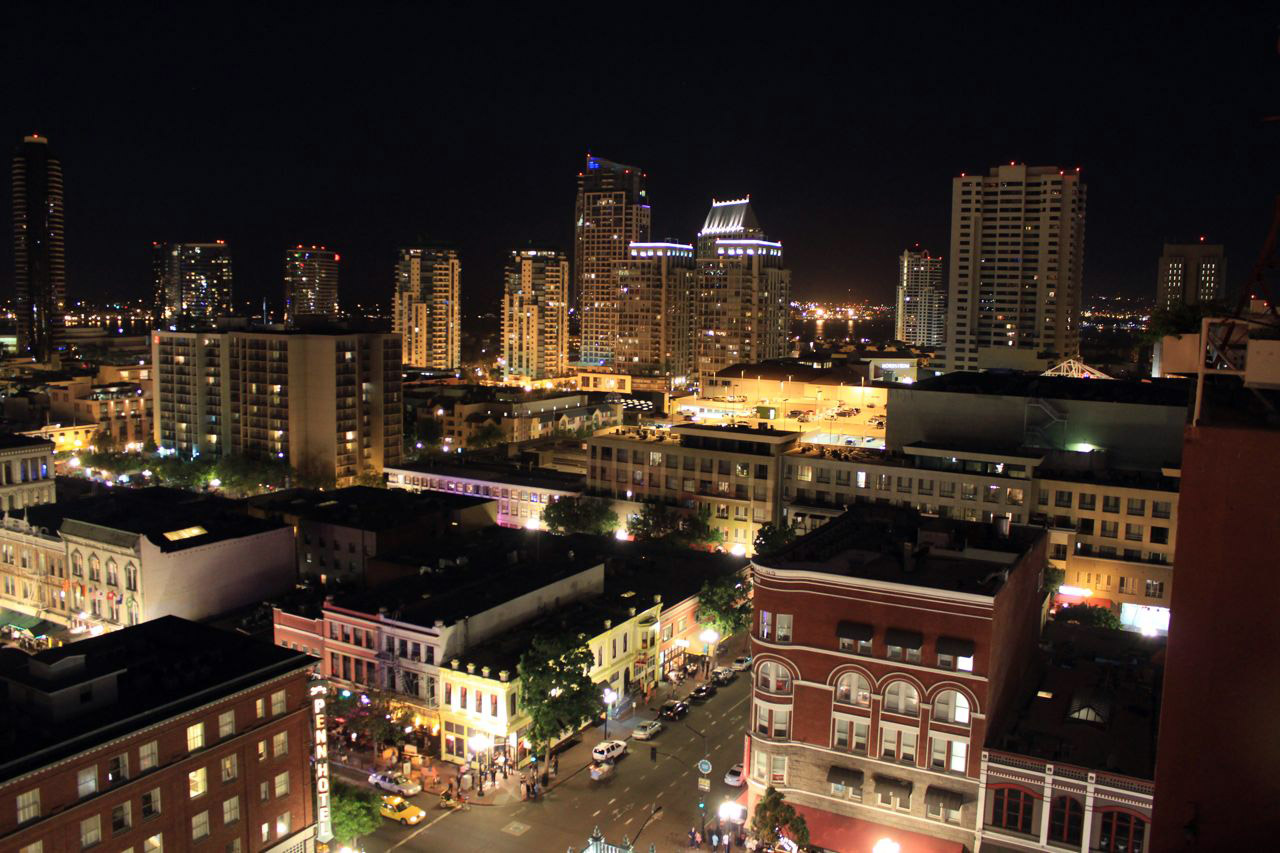 Gaslamp District In San Diego At Night California Through My Lens