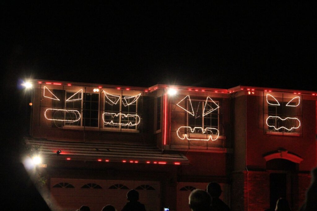 Halloween Light Show House in Riverside, CA California Through My Lens