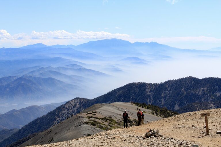 Hiking the Mt Baldy Summit & Eating at Top of the Notch Restaurant