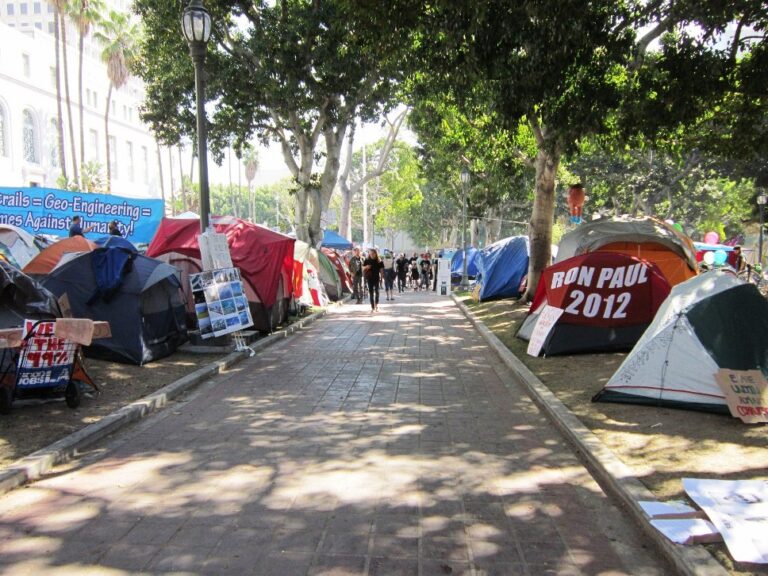 Occupy LA in Downtown Los Angeles