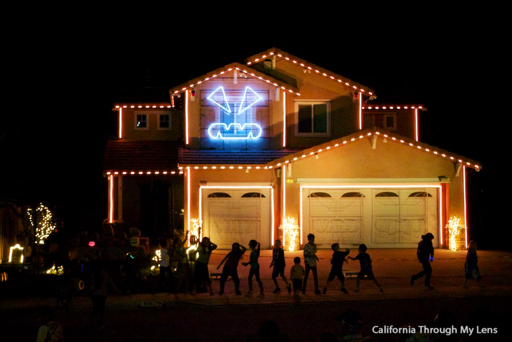 Halloween Light Show House in Riverside, CA - California Through My Lens