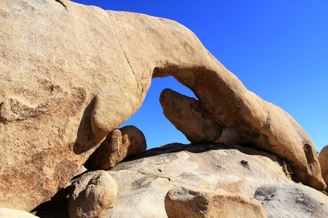 arch rock trail joshua tree