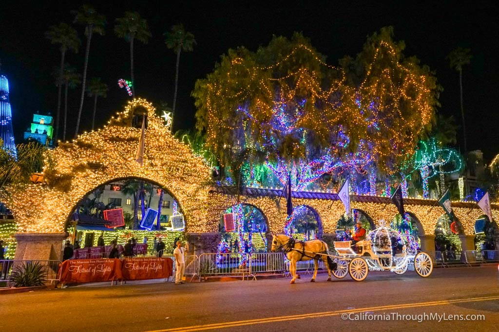 Festival Of Lights At The Mission Inn In Riverside CA California