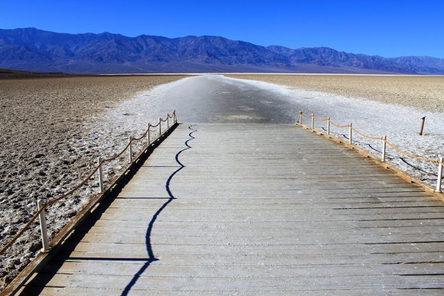 Badwater Basin in Death Valley: Lowest Point the USA