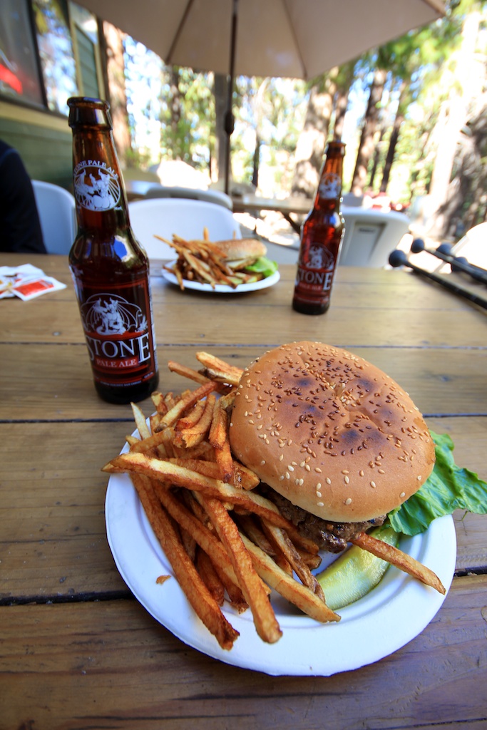 Burger And Beer At Whitney Portal 