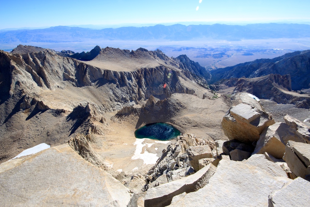 View from Mt Whitney Summit