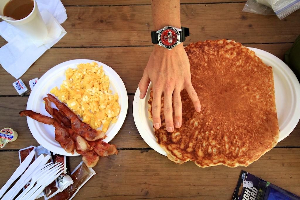 Whitney Portal Store Huge Pancakes