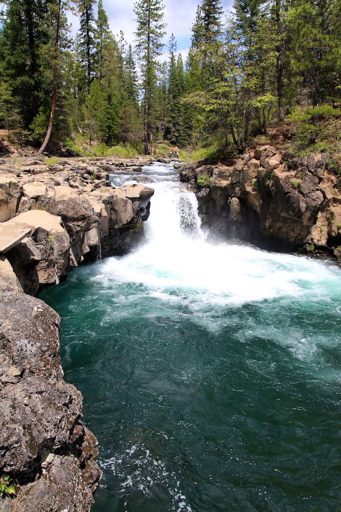 McCloud Falls Visiting all Three Tiers of the Waterfall off Highway 89