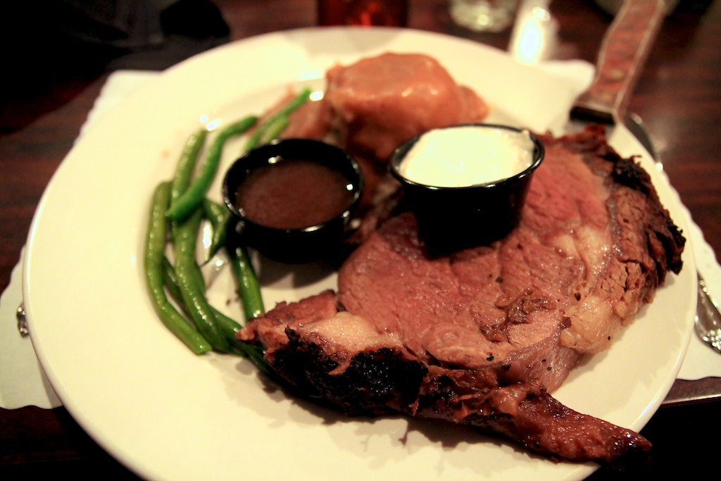 The Green Barn Steakhouse Prime Rib In Red Bluff California