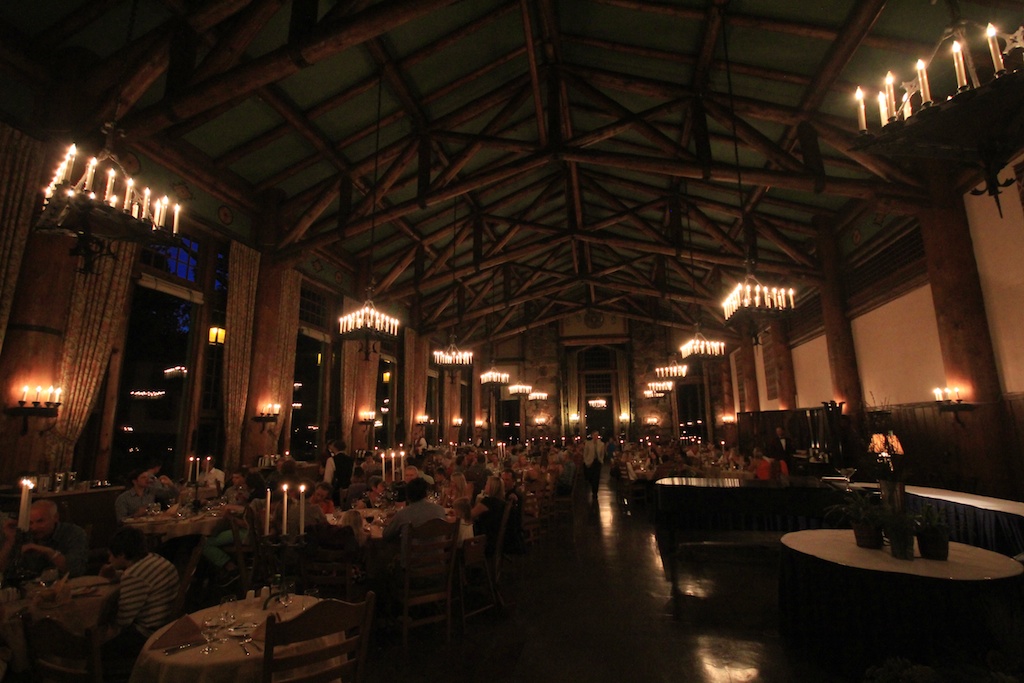 dining room at the ahwahnee