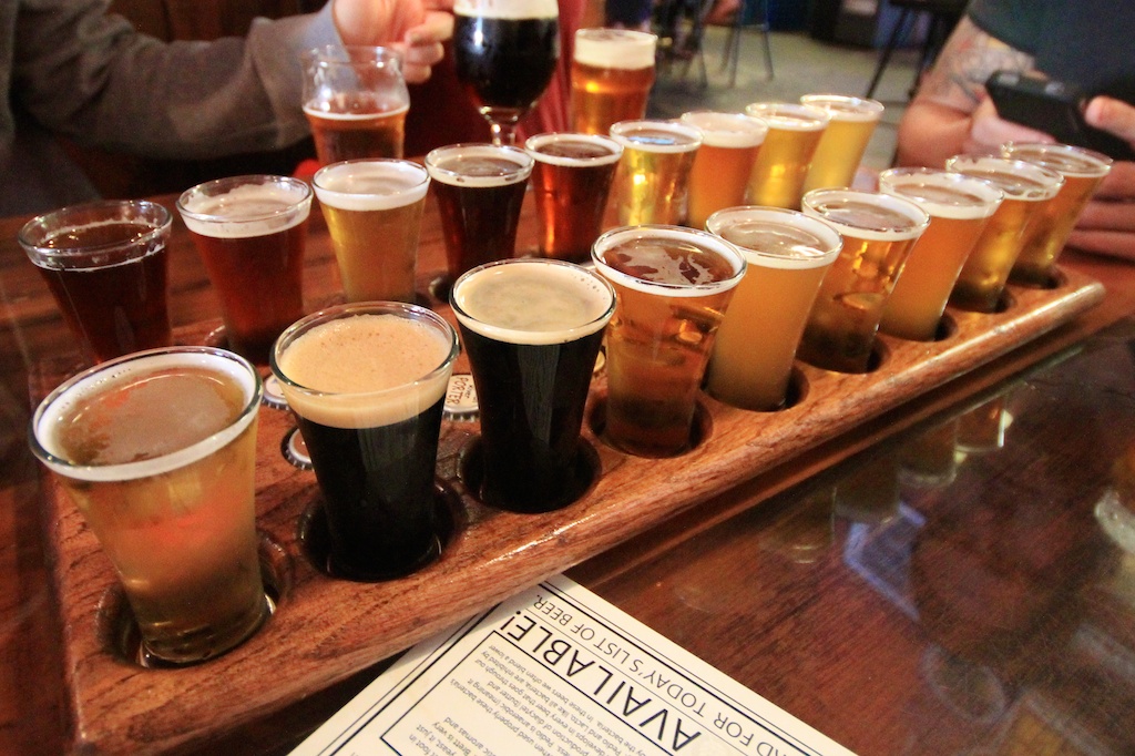 Russian River Brewery In Santa Rosa Home Of Pliney The Elder   Russian River Brewery Beer Sampler 