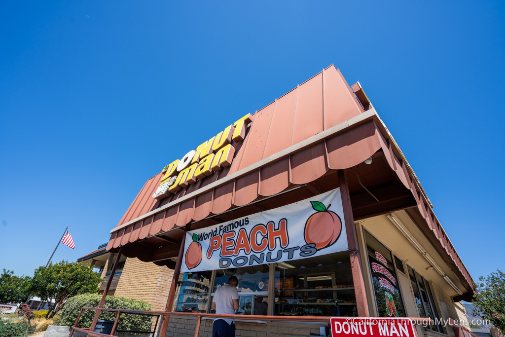 The Donut Man in Glendora Fresh Strawberry & Peach Donuts California