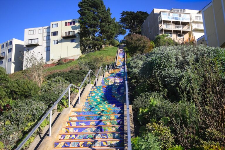 Mosaic Steps on 16th Avenue in San Francisco