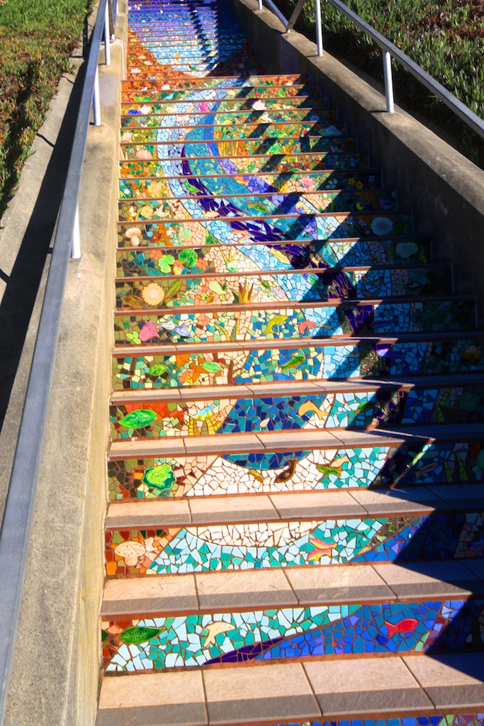 Mosaic Steps on 16th Avenue in San Francisco - California Through My Lens