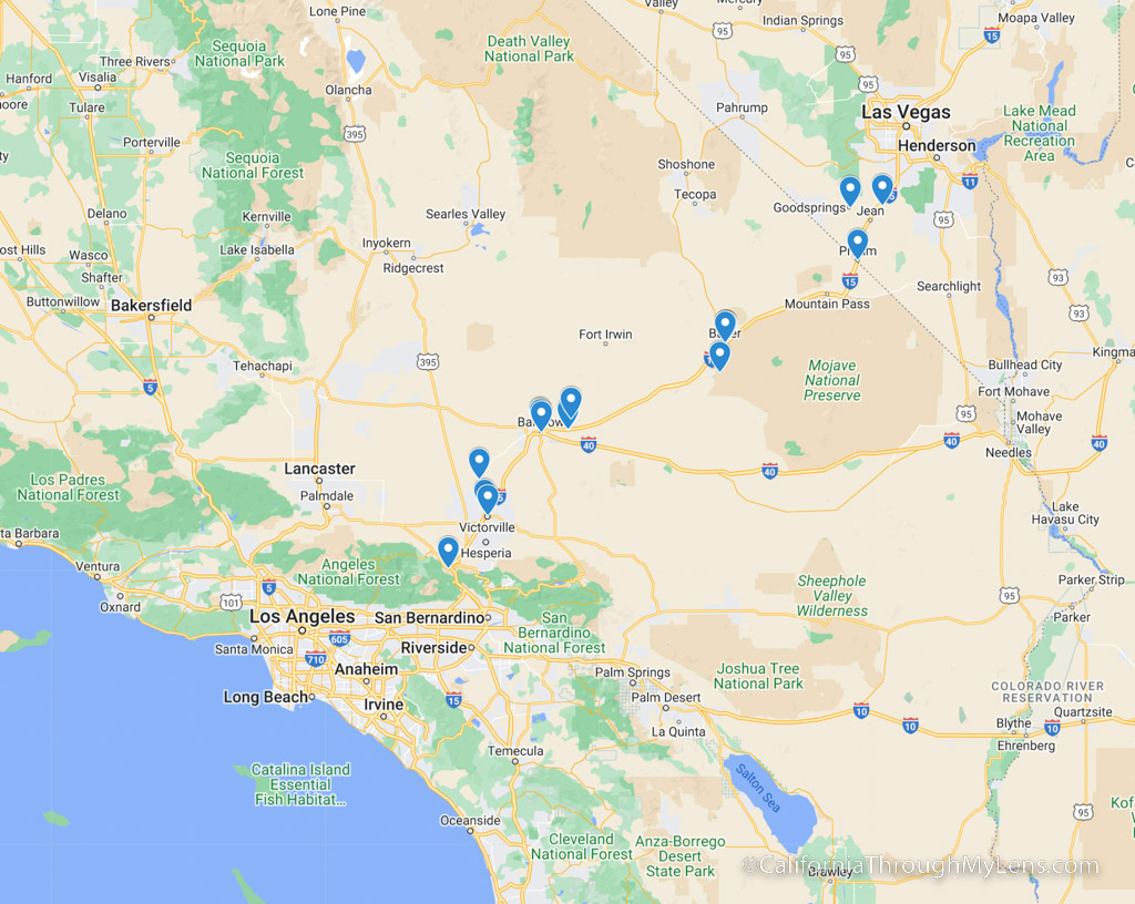 Detailed road map of Las Vegas, Las Vegas, Nevada state, USA, Maps of  the USA