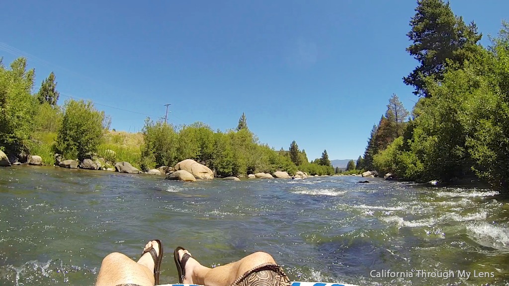 Floating the Truckee River Truckee Regional Park to Glenshire Bridge