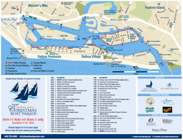 boat parade map