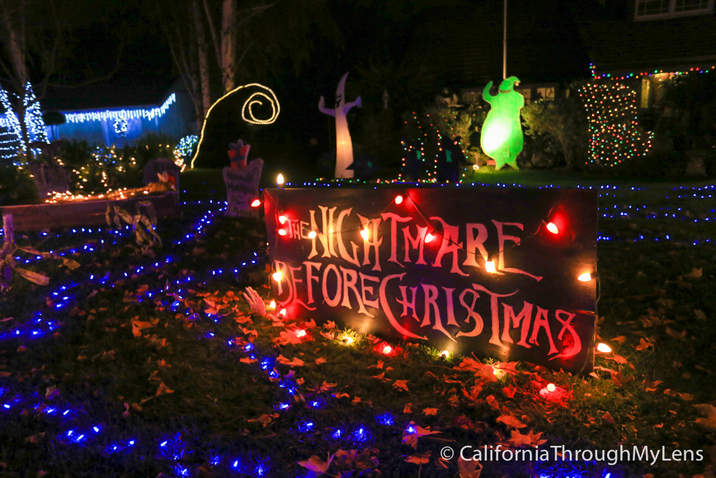 Thoroughbred St Christmas Lights in Rancho Cucamonga California