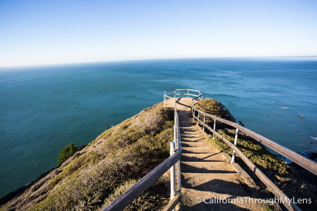 Muir Beach Overlook Beautiful Vista On Pacific Coast Highway