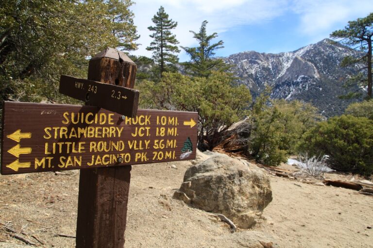 Hiking Suicide Rock in Idyllwild