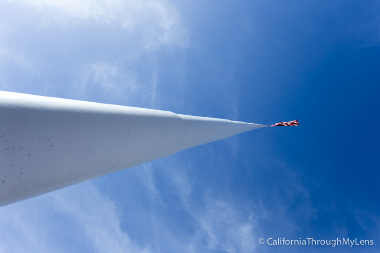 Worlds Tallest Unsupported Flagpole in Calipatria