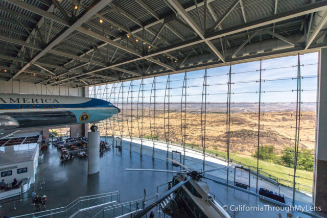 Air Force One and Marine One are displayed at the Ronald Reagan  Presidential Library and Museum in Simi Valley, California USA Stock Photo  - Alamy