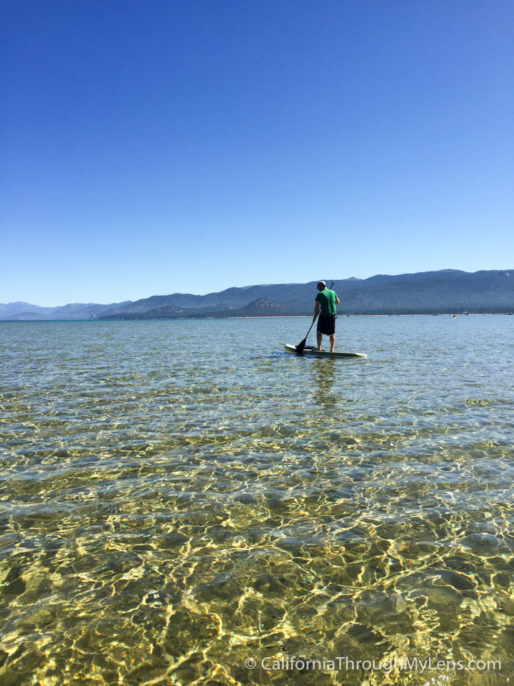 Stand Up Paddle Boarding in South Lake Tahoe California Through My Lens