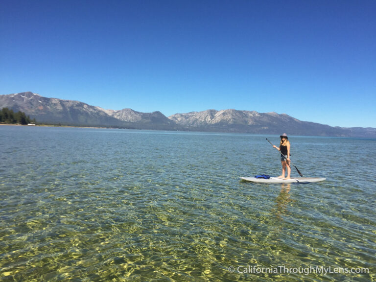 Stand Up Paddle Boarding in South Lake Tahoe