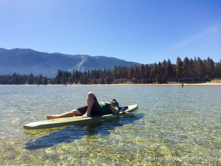 Stand Up Paddle Boarding in South Lake Tahoe California Through My Lens