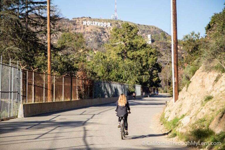 Biking the Hollywood Reservoir in Los Angeles