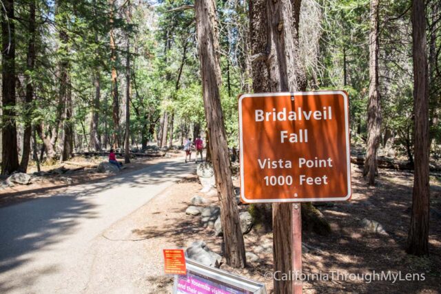 Bridal veil falls yosemite trail sale