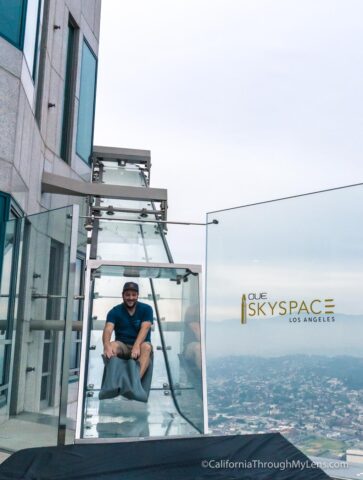 Oue Skyspace Glass Slide Open Air Observation Deck In Los