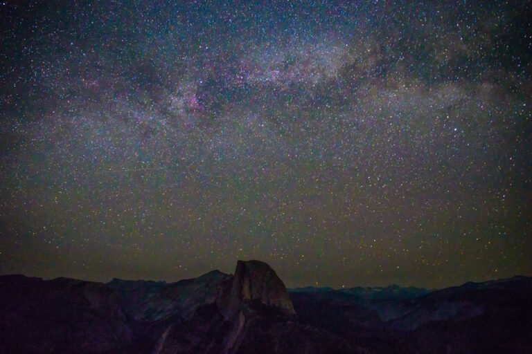 Stargazing at Glacier Point in Yosemite National Park