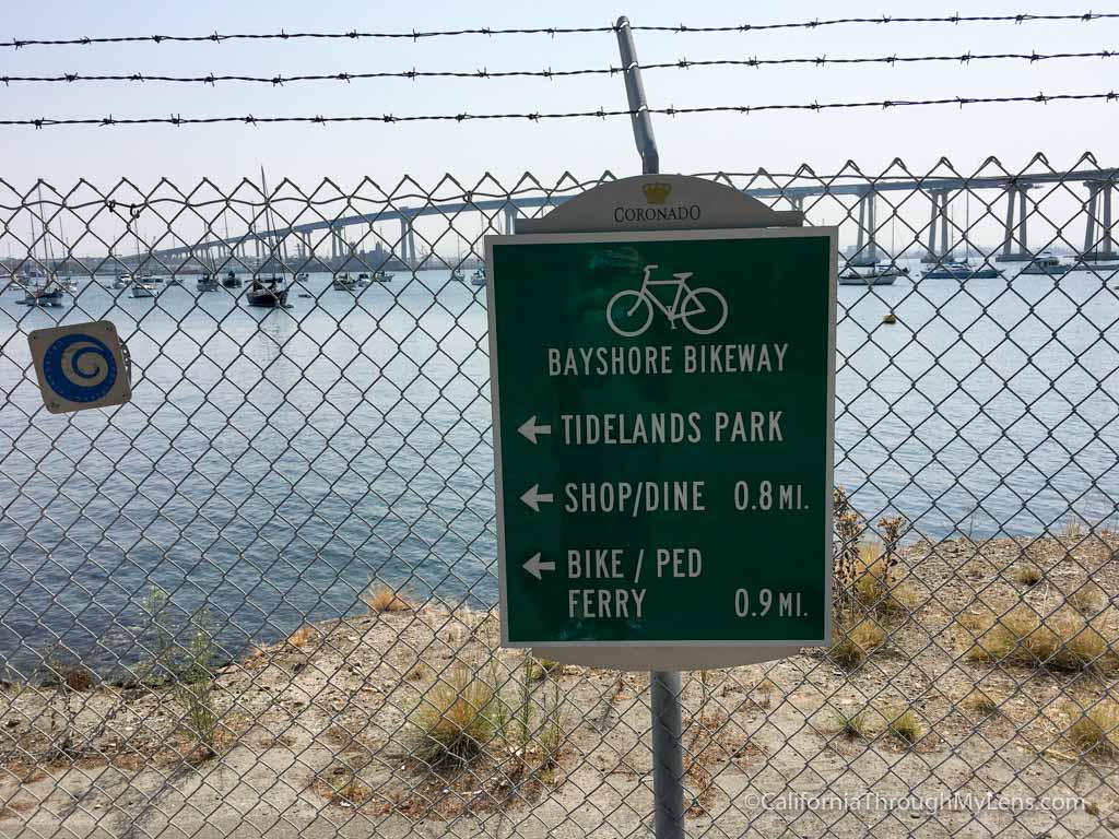 Biking Coronado Island Along the Bayshore Bikeway California Through