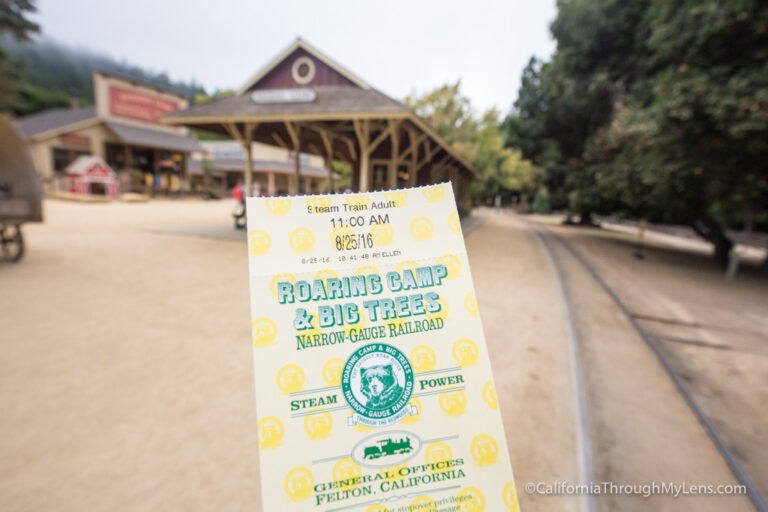 Roaring Camp & Big Trees Railroad Riding a Steam Engine Through the