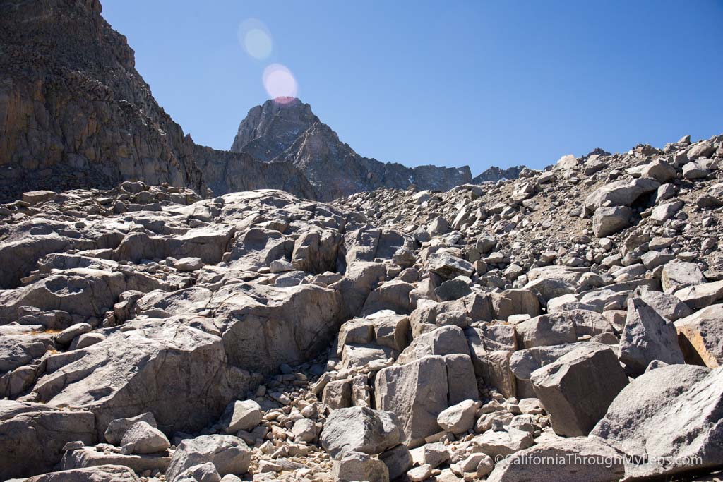 Hiking to the Palisade Glacier from Second Lake on the Big Pine North ...