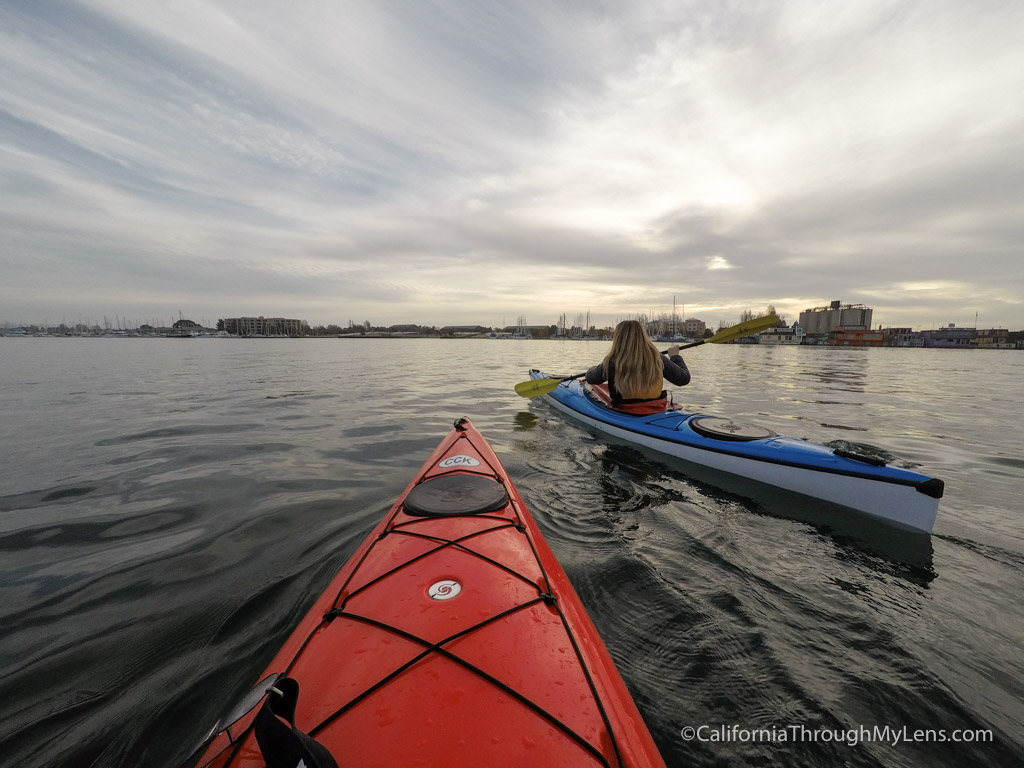 Kayaking Oakland Estuary from Jack London Square with California Canoe