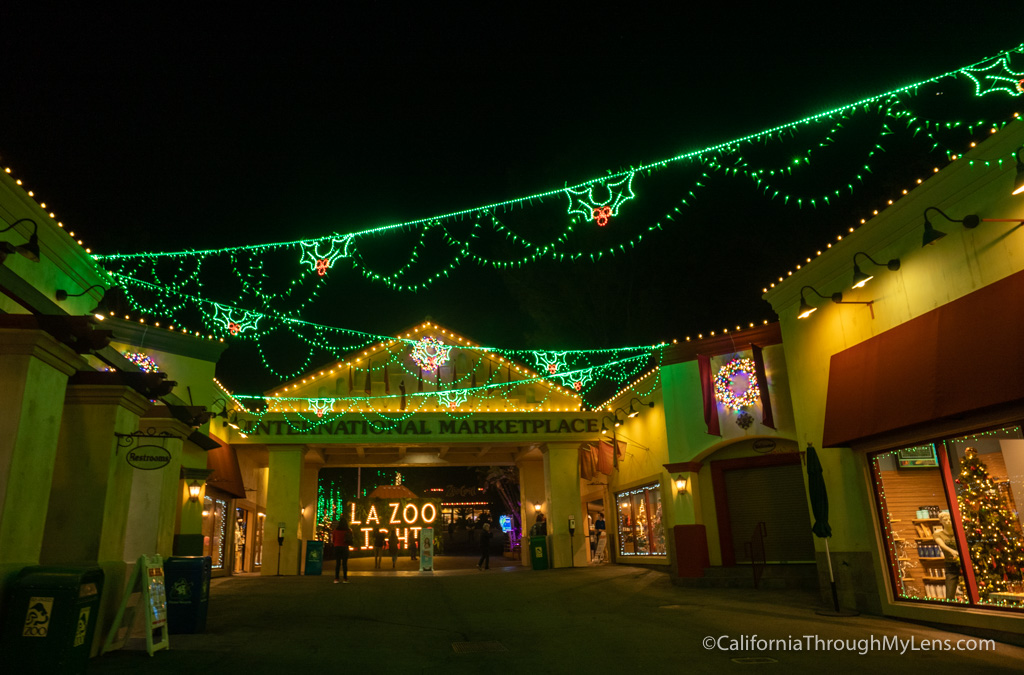 LA Zoo Lights Christmas Lights at the Los Angeles Zoo California