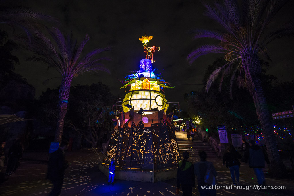 LA Zoo Lights Christmas Lights at the Los Angeles Zoo California