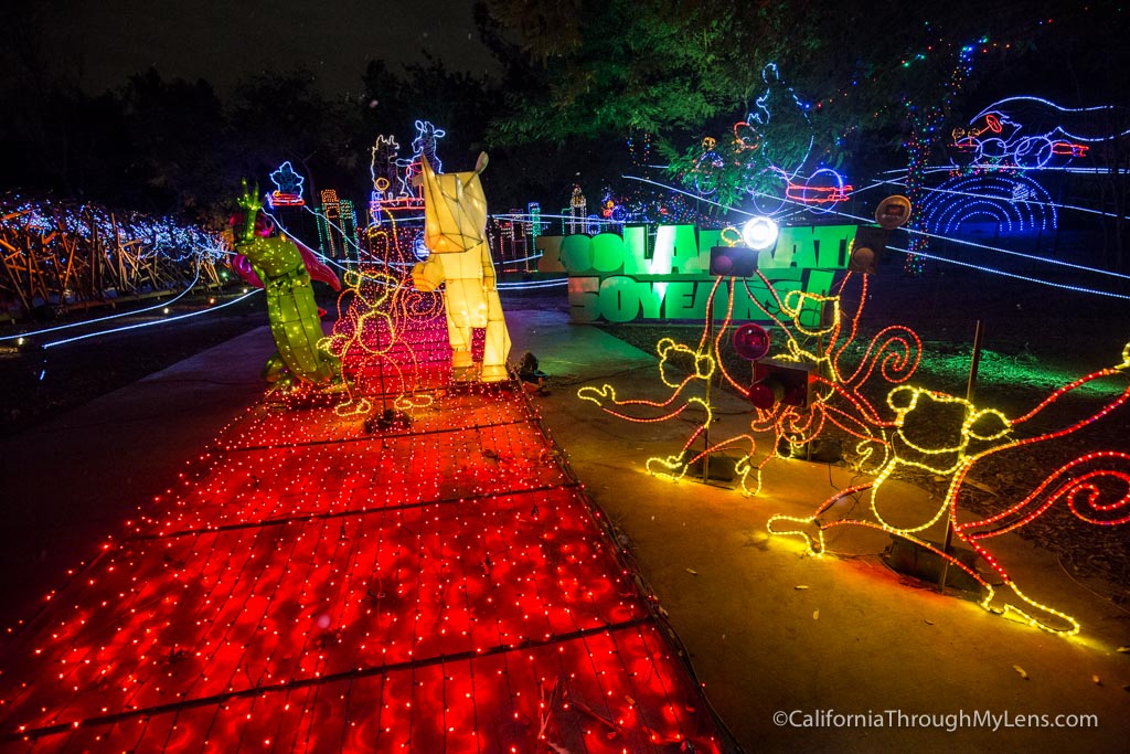 LA Zoo Lights Christmas Lights at the Los Angeles Zoo California
