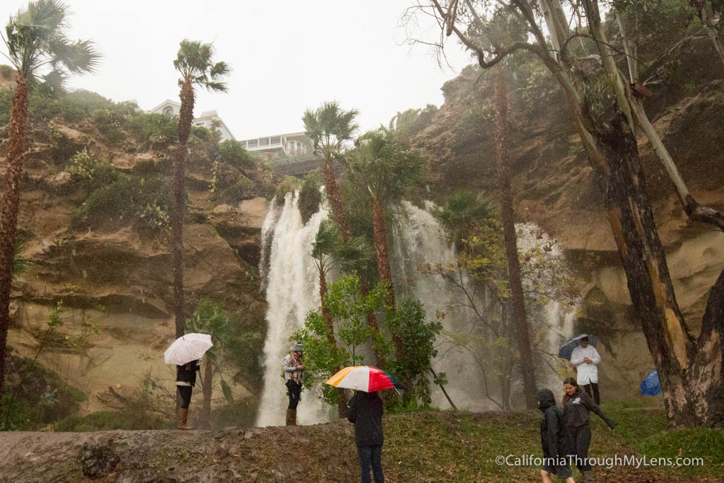 Dana Point Harbor Waterfall One of SoCal's Most Spectacular Seasonal