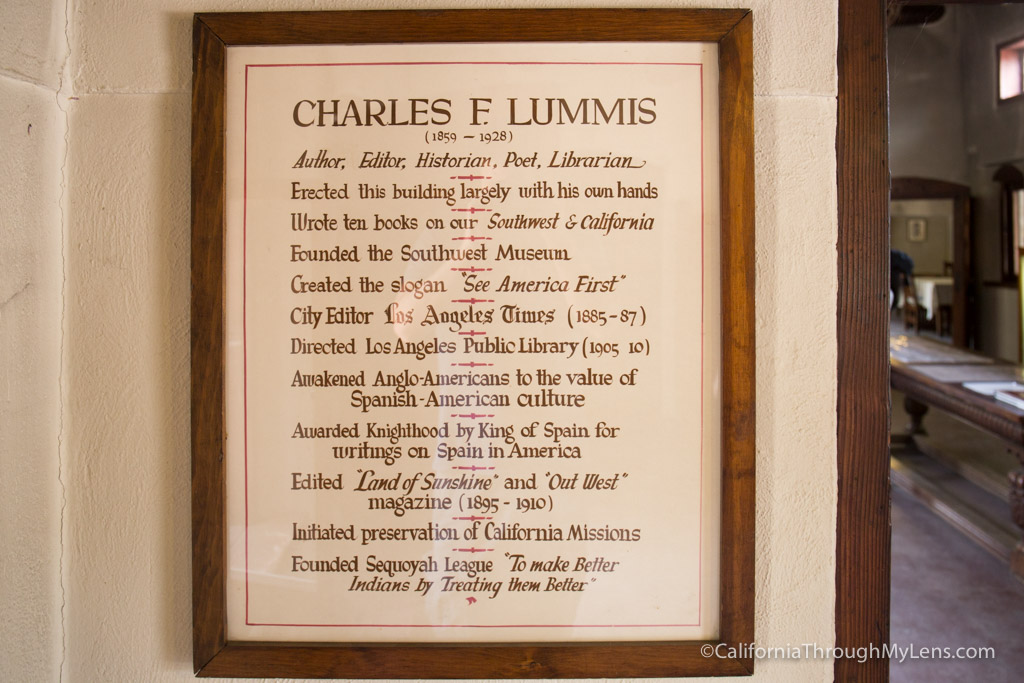 Historic Lummis House on the Arroyo Seco in Los Angeles California